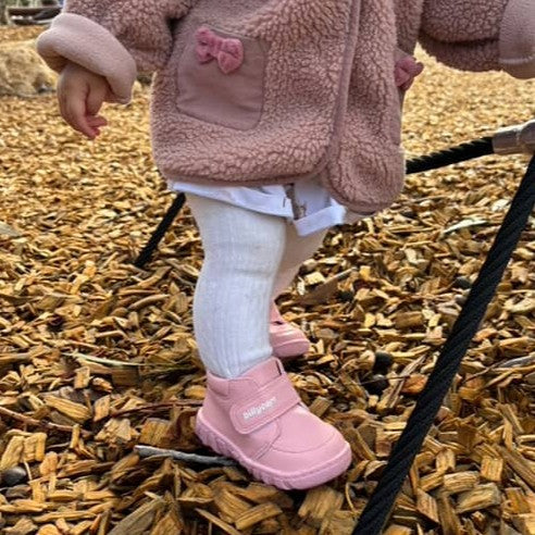 LOLLY Pink baby and toddler boots