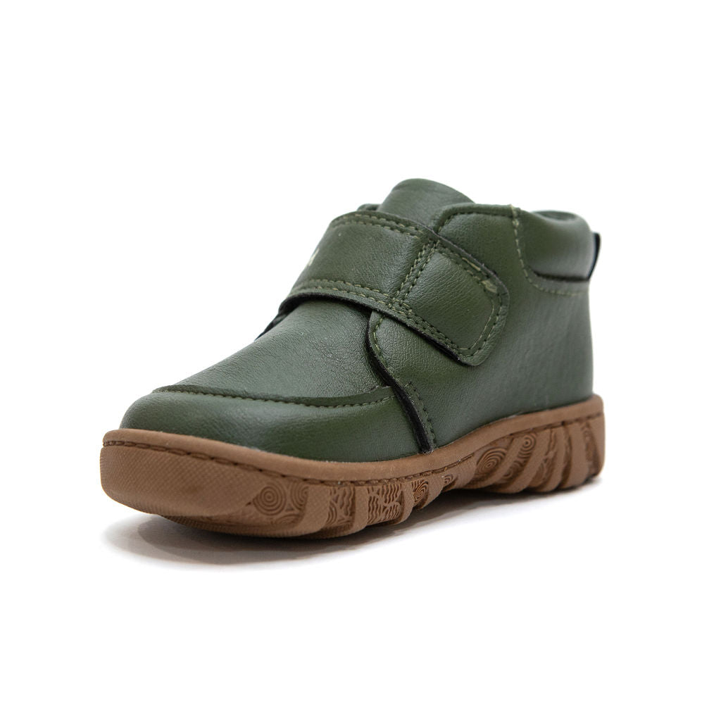 Army Green prewalker boots by Billycart Kids Australia | Podiatrists recommended first walker boots for toddler boys