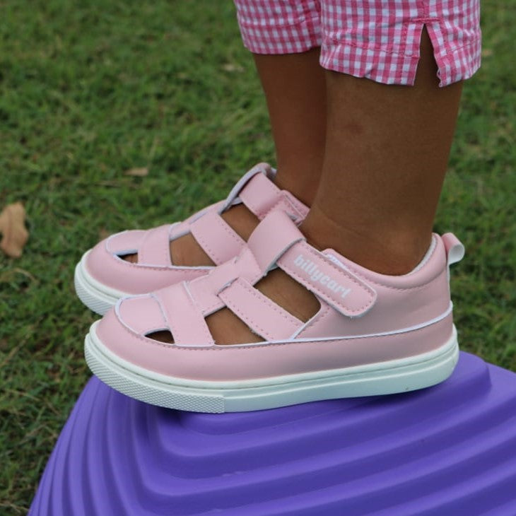 Billycart Kids Lightweight and vegan prewalker shoes for baby and toddlers with Anti-slip, soft, flexible rubber soles | Closed toe sandals