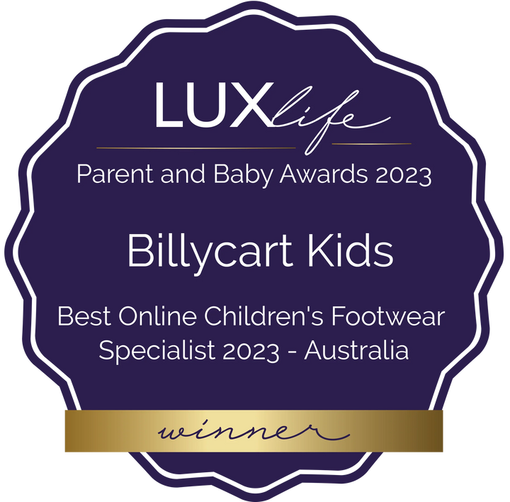 Best Children's Footwear Australia - Billycart Kids - Parent and Baby Award Winner