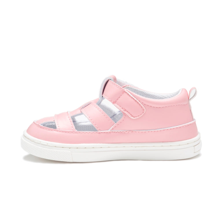 Billycart Kids wide fit first walker sandals for baby and toddlers | Pink | Best suited to a Regular width foot or wide foot toddlers