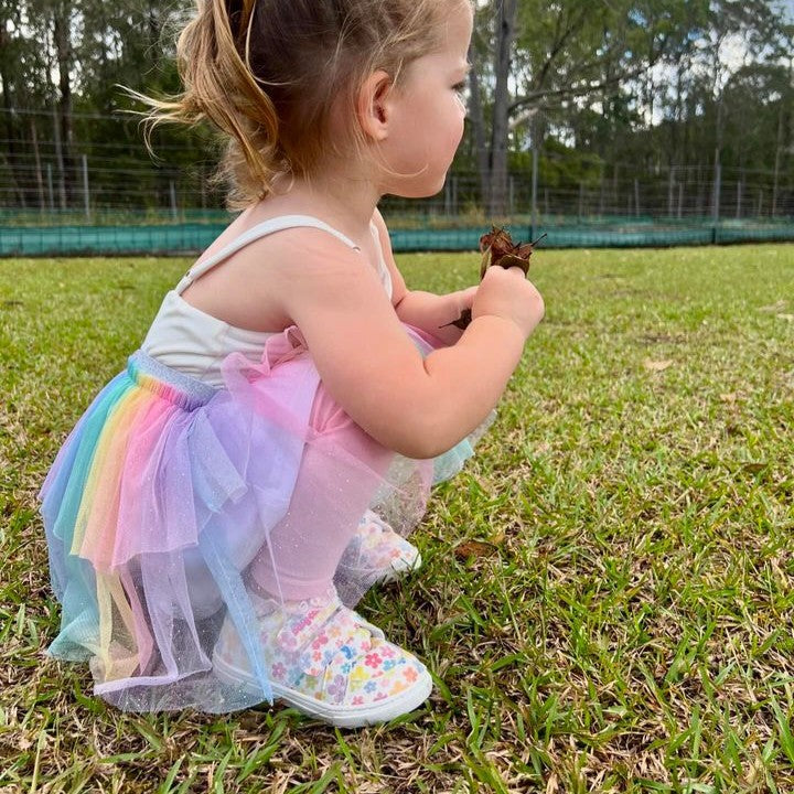 PETAL flower toddler girls sneakers