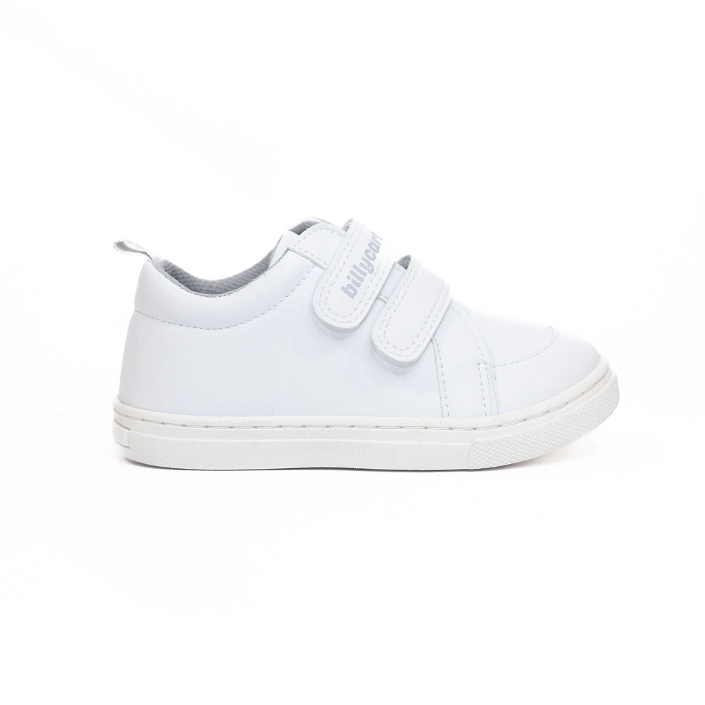 Billycart Kids soft rubber soles | Casper White first walker shoes | Australian podiatrists recommended first walker Sneakers with velcro strap
