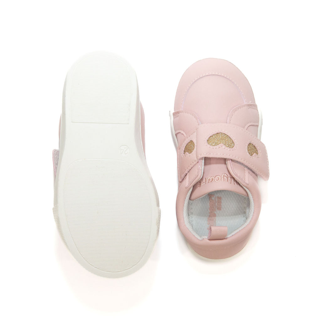 AUDREY pink toddler girls sneakers