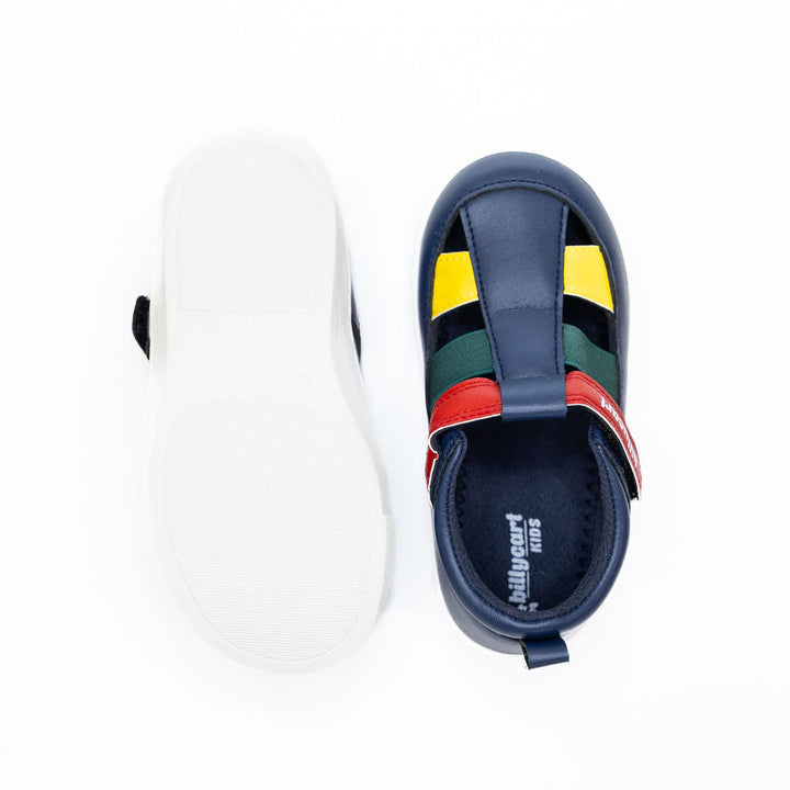 Unisex prewalker sandals for toddlers with anti-slip, soft, flexible rubber soles | Easy-fitting, velcro strap and wide opening sandals