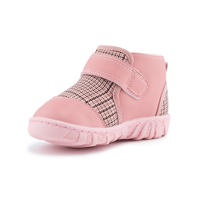Pink prewalker boots by Billycart Kids Australia | Podiatrists recommended first walker boots for toddler girls