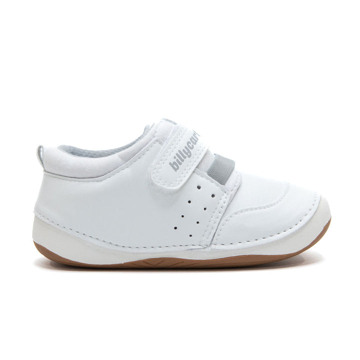 Brooklyn white soft sole first walker shoes for kids. Alternate Air Jordan Crib