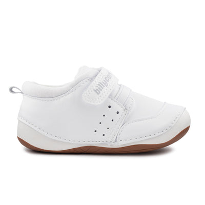 Brooklyn white soft sole first walker shoes for kids. Alternate Air Jordan Crib