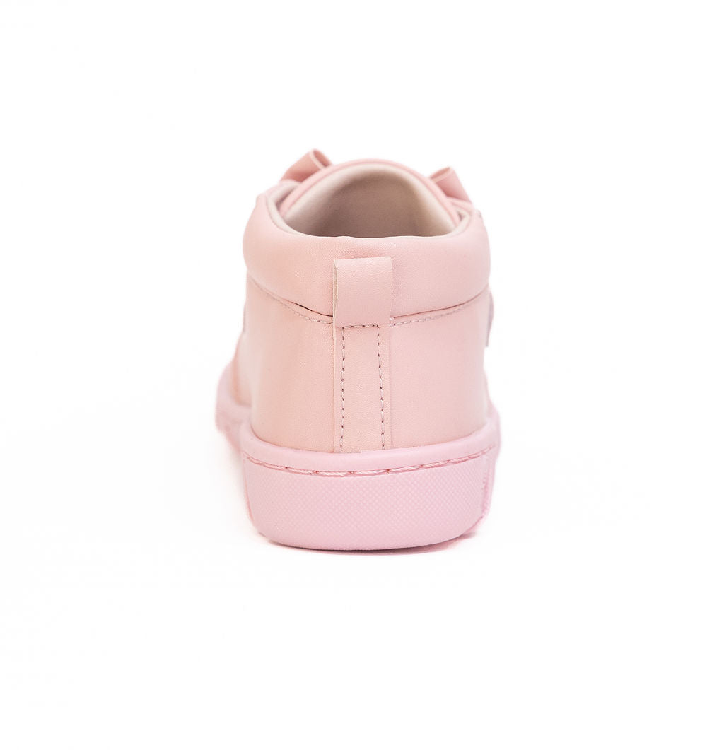 Pink sneaker on a white background | Billycart Kids first walker boots for baby and toddlers | Pink | Best suited to a Regular width foot