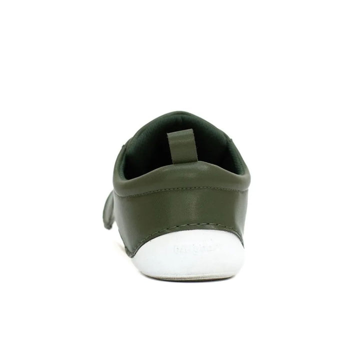 Wide Green Kids Sneakers with soft sole - not nike