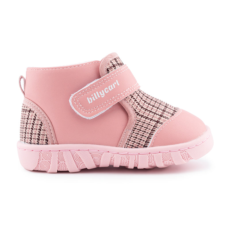 Billycart Kids - LUNA - Pink Outdoor Boots for kids with velcro and ankle straps | Australian Podiatrists approved and recommended
