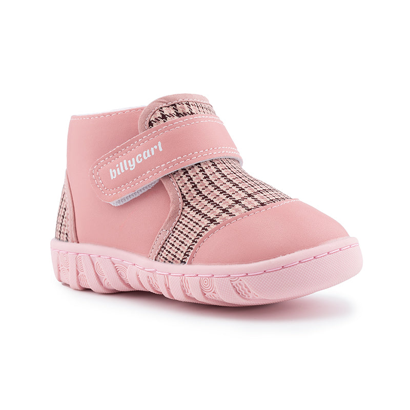 Billycart Kids first walker pink boots for baby and toddlers | Podiatrists recommended prewalker shoes for baby and toddlers Australia