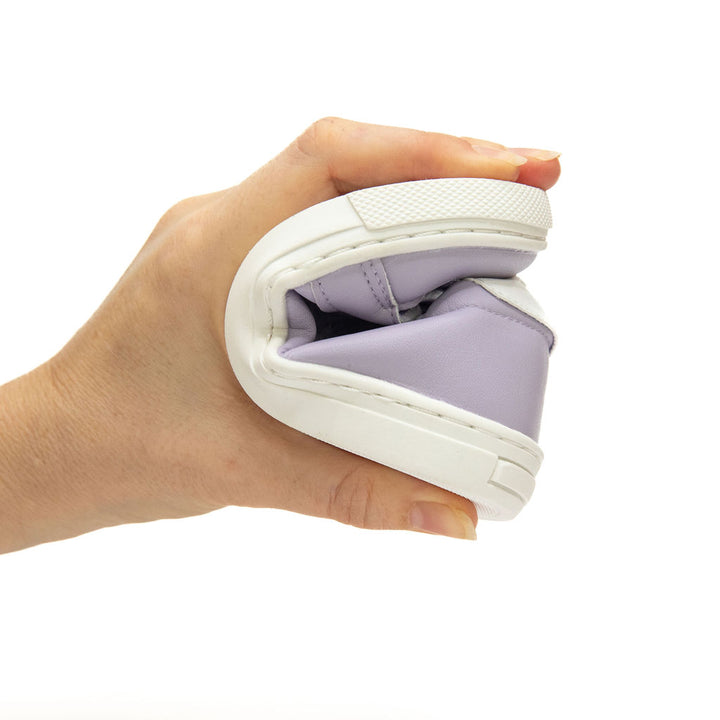 Billycart Kids Purple first walker shoes with flexible soles | Podiatrists recommended pre walker shoes for toddler Girls | Zero drop shoes with soft padded lining