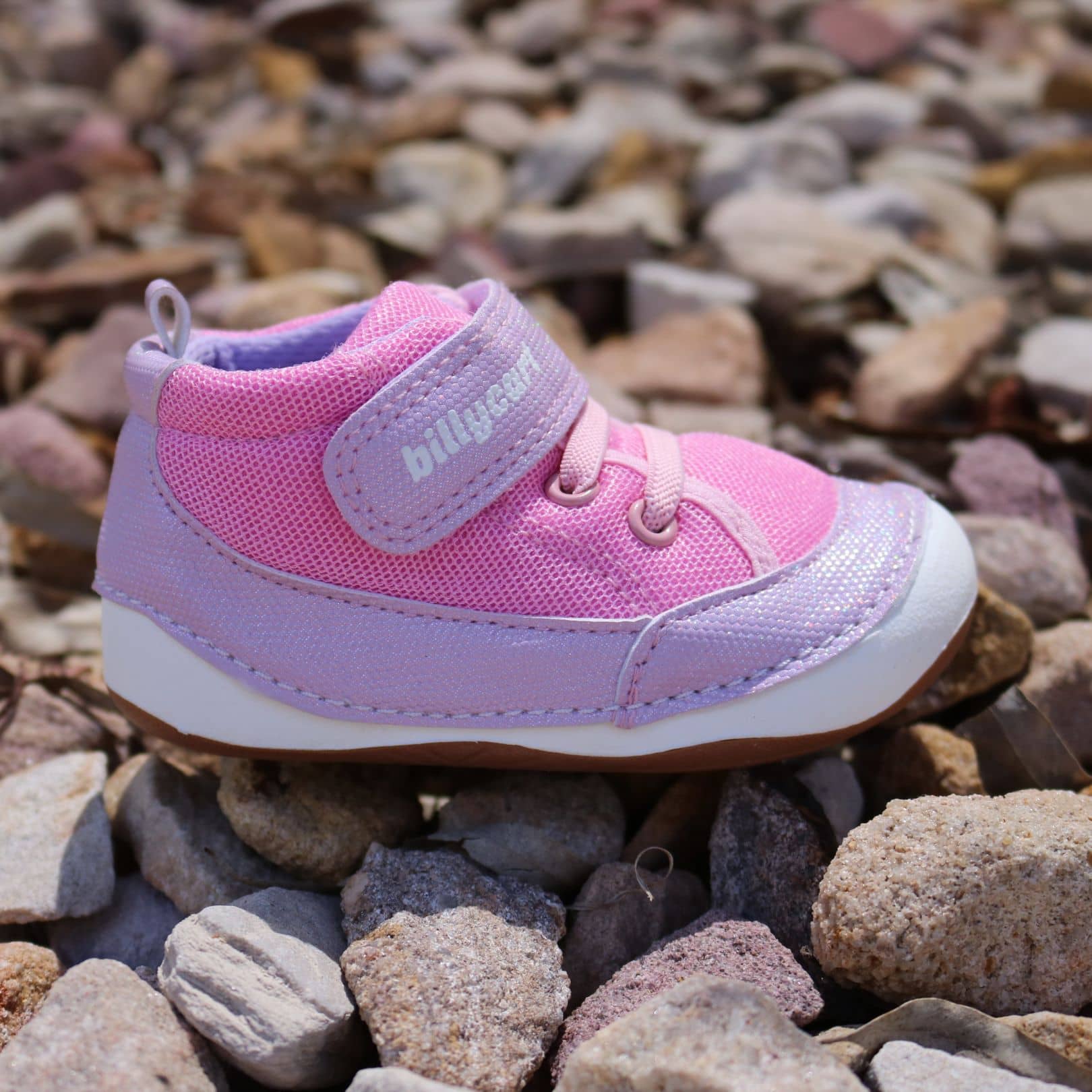 Pink high top sneakers for babies toddlers FLOSS Shop online Billycart Kids