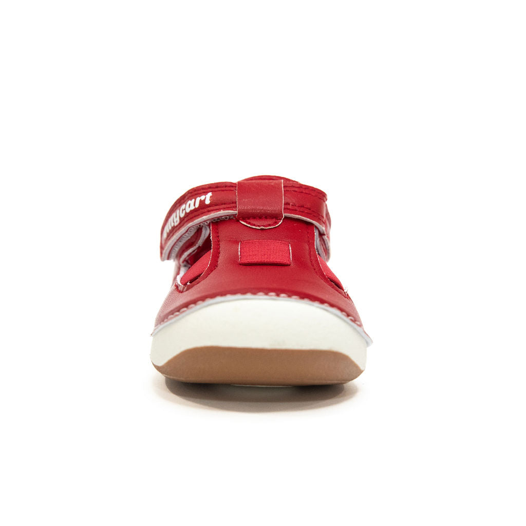 Boston Red prewalker shoes by Billycart Kids Australia | Podiatrists recommended first walker Shoes for toddler boys