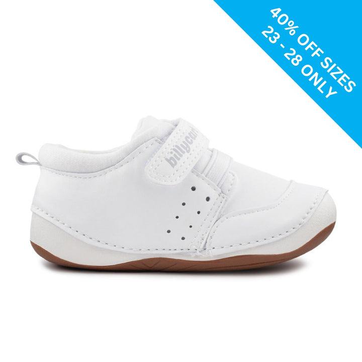 BROOKLYN 2.0 white baby and toddler sneakers