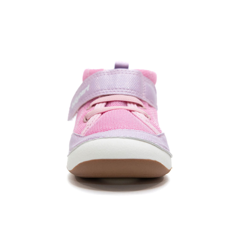 FLOSS pink and purple baby and toddler girls high-top sneakers