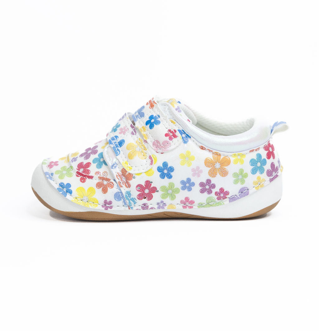 Floral Kicks with soft sole for toddlers