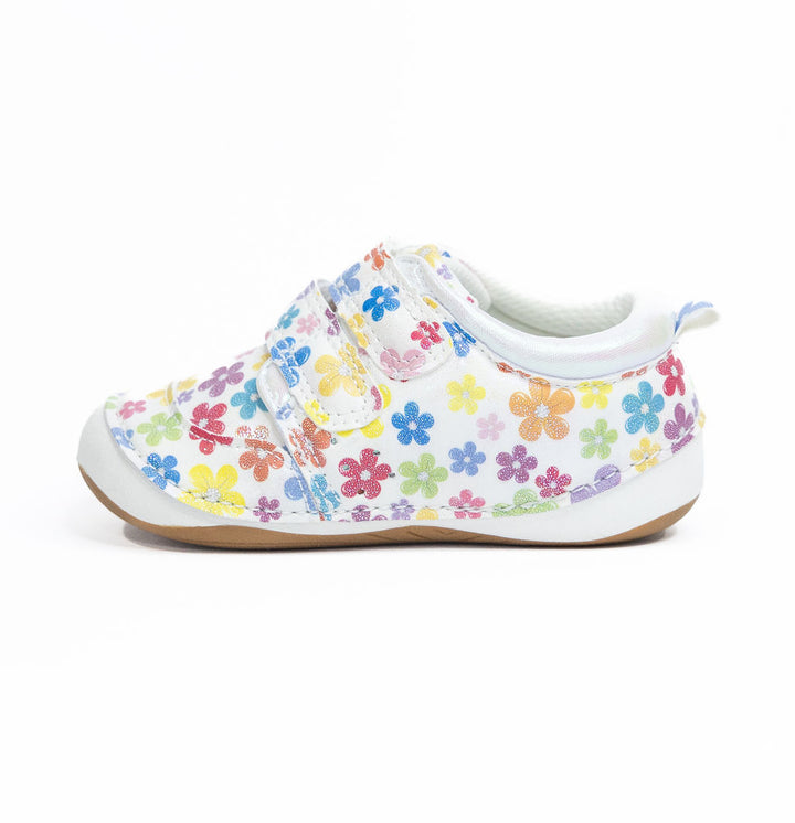 Floral Kicks with soft sole for toddlers