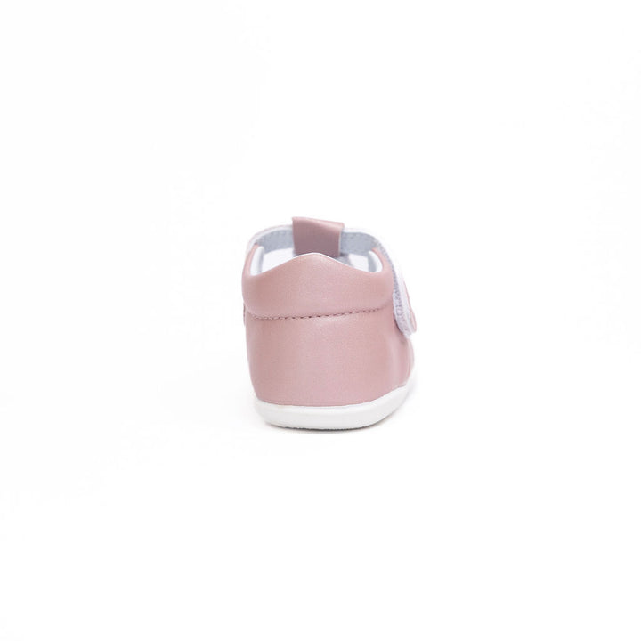 Rosie - pink wide fit kicks with soft sole for toddlers and infants | Podiatrist approved