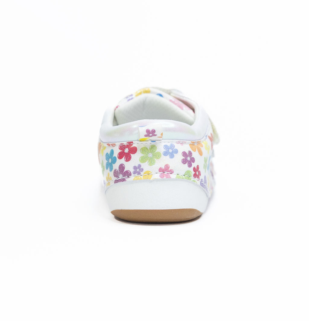 Floral prewalkers with soft soles for infants - not nike