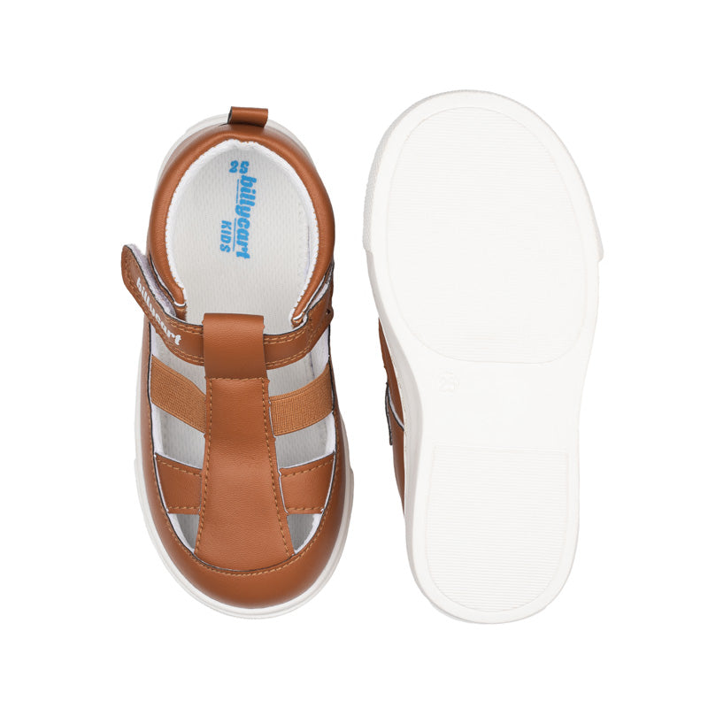 Tan toddler sandals LENNIE Billycart Kids