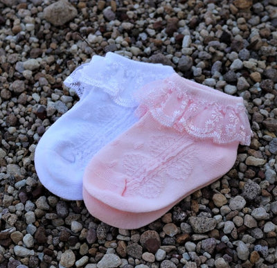 Frill socks - Girls x 2 pack