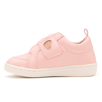 Audrey Girls Pink  Quality Sneakers with flexible, soft rubber soles. Vegan friendly . Shoes from Billycart Kids