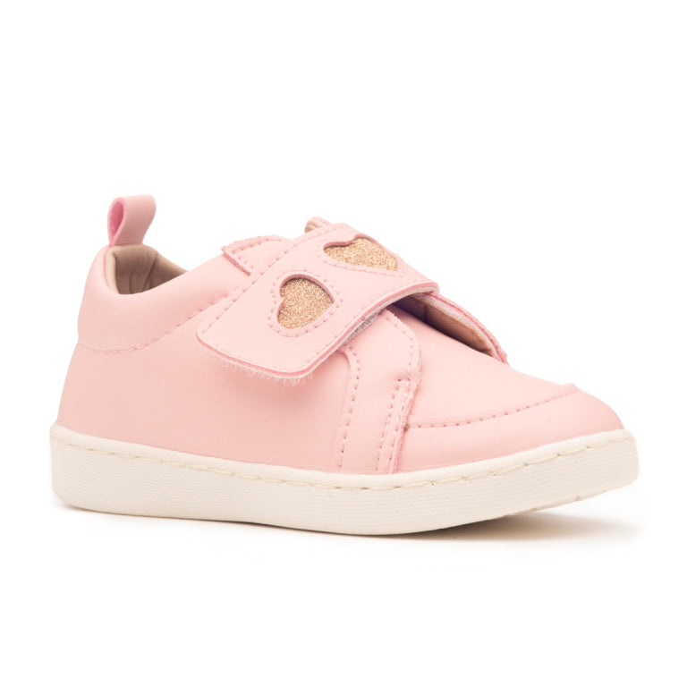 Audrey Girls Pink  best first walker Sneakers. Vegan friendly in Australia. Shoes from Billycart Kids. Buy quality Baby & Toddler joggers shoes and footwear online. Beginner walker unisex children’s trainers with rubber sole. Toddler sizes from 1 year old, 18 months, 2 years, 24 moths, 2.5 years.