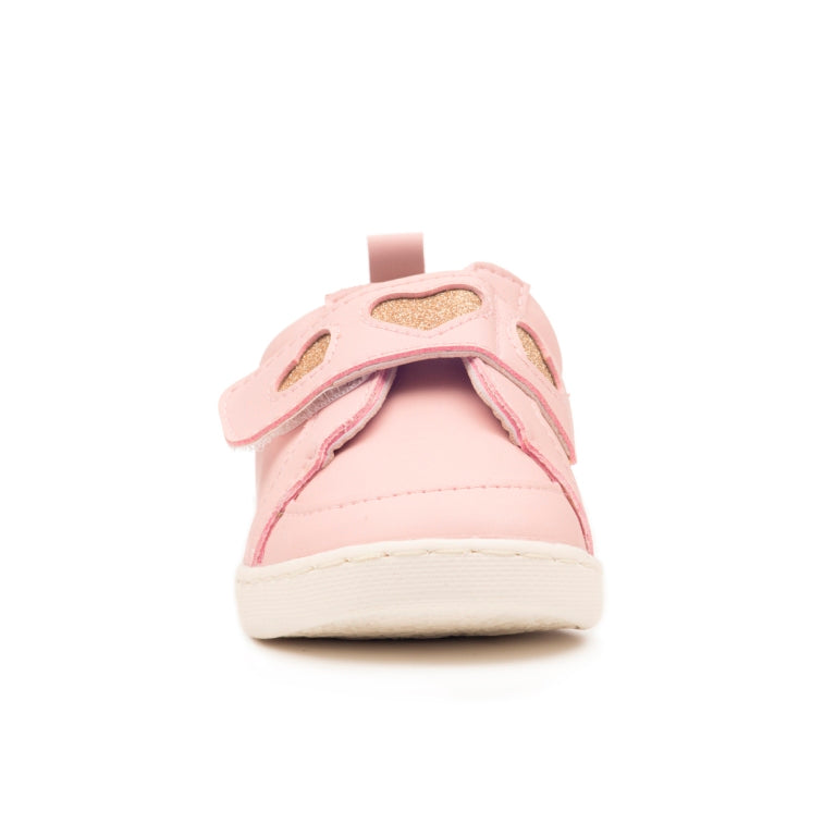 Audrey Girls Pink  first walker Sneakers with Velcro  in Australia. Shoes from Billycart Kids