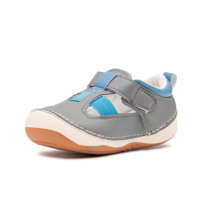 Noah Boys Grey  Infant  Sandals for fat feet  in Australia. Shoes from Billycart Kids