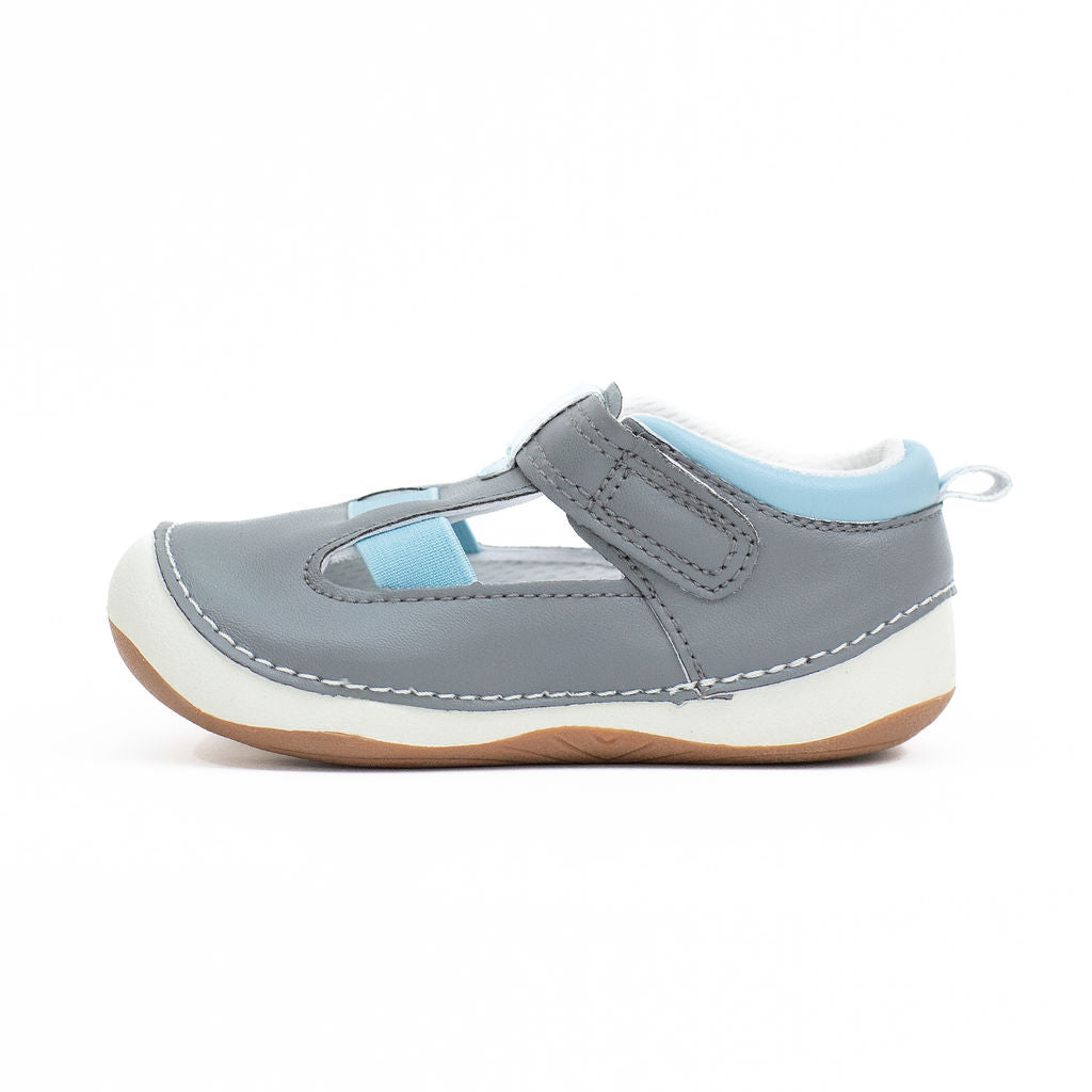 Noah Boys Grey  Quality Sandals for wide feet. Vegan friendly . Shoes from Billycart Kids