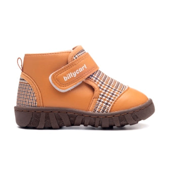 Billycart Kids - SANDY - Brown Outdoor Boots for kids with velcro and ankle straps | Australian Podiatrists approved and recommended