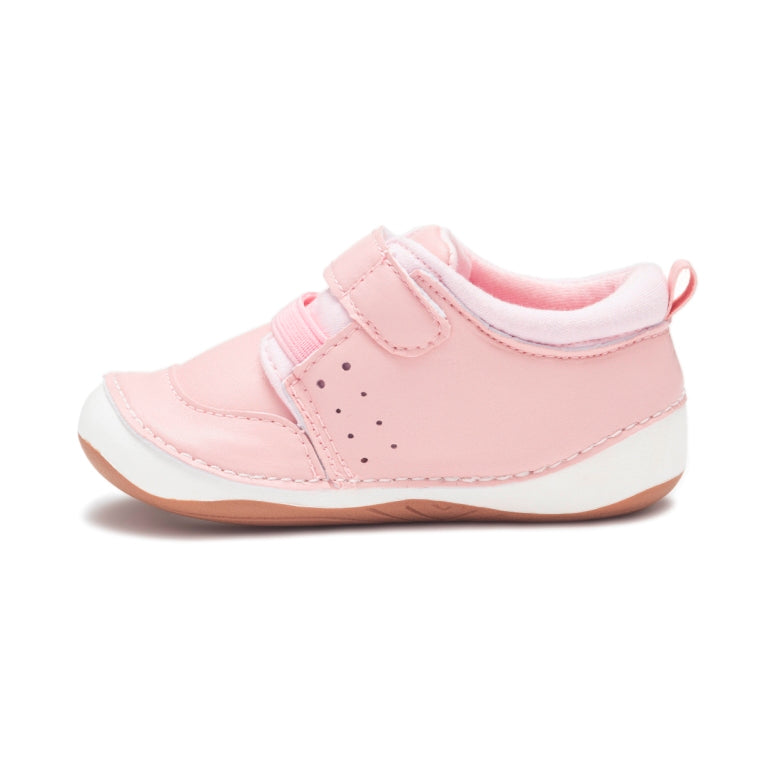 Side view of Ellie Pink first walker shoes for baby and toddlers | Billycart Kids