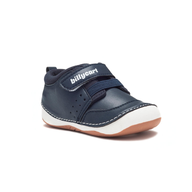 Riley Navy Blue prewalkers with soft soles for infants - Alternate Air Jordan Crib -  - Billycart Kids