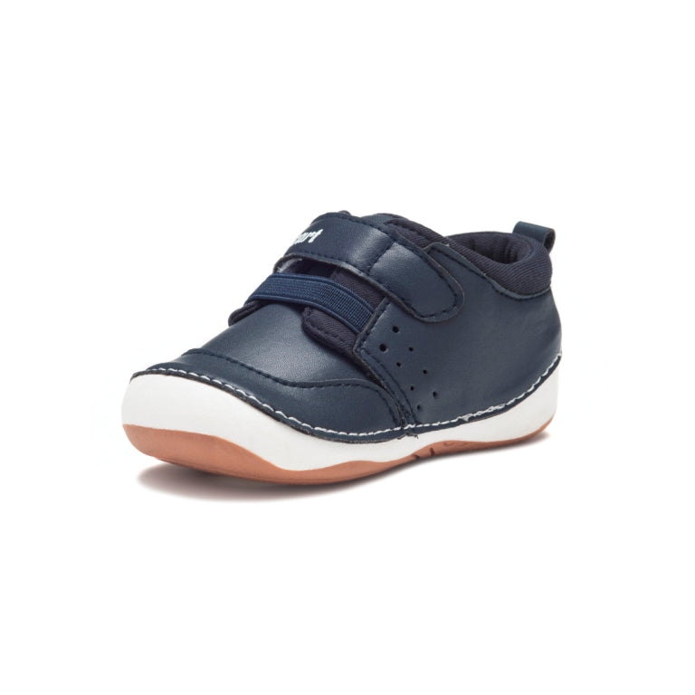 Navy Blue wide fit kicks with soft sole for toddlers
