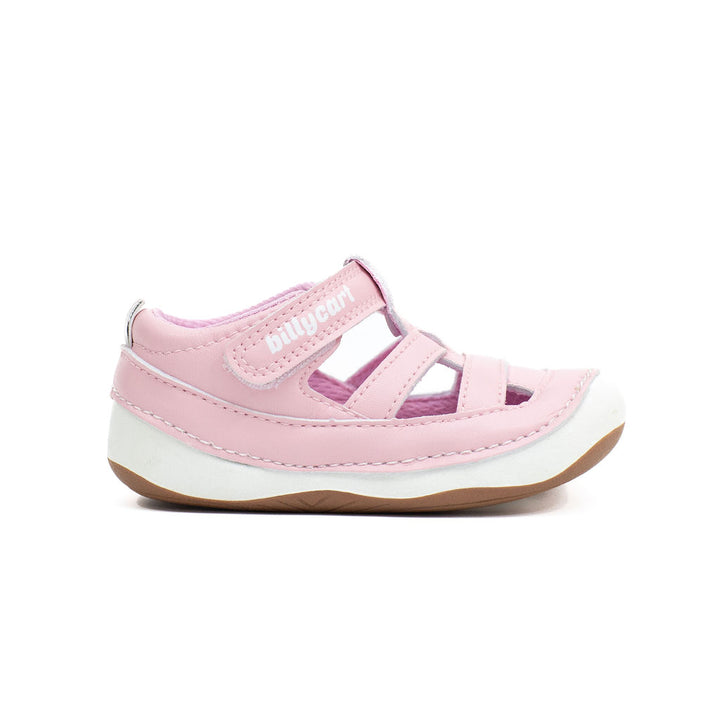 Pink wide fit kicks with soft sole for toddlers