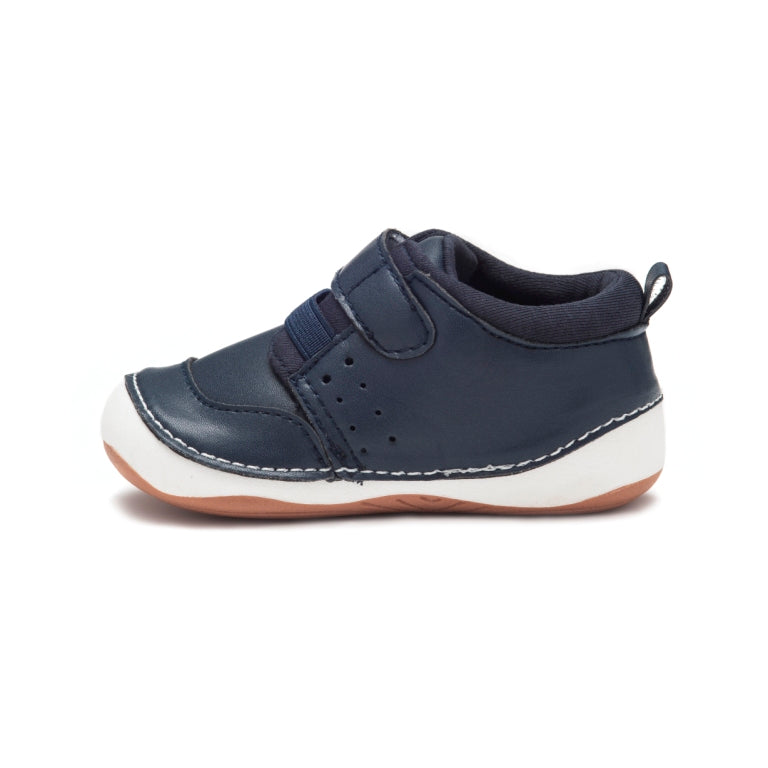 Navy Blue prewalkers with soft soles for infants - not nike